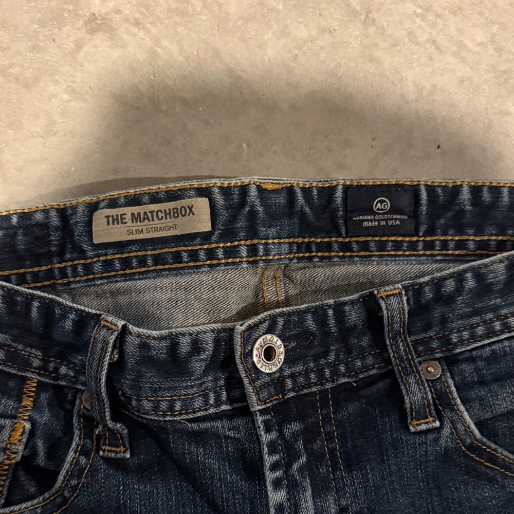Ag Adriano Goldschmied Matchbox  Slim Straight Jeans - 32x34